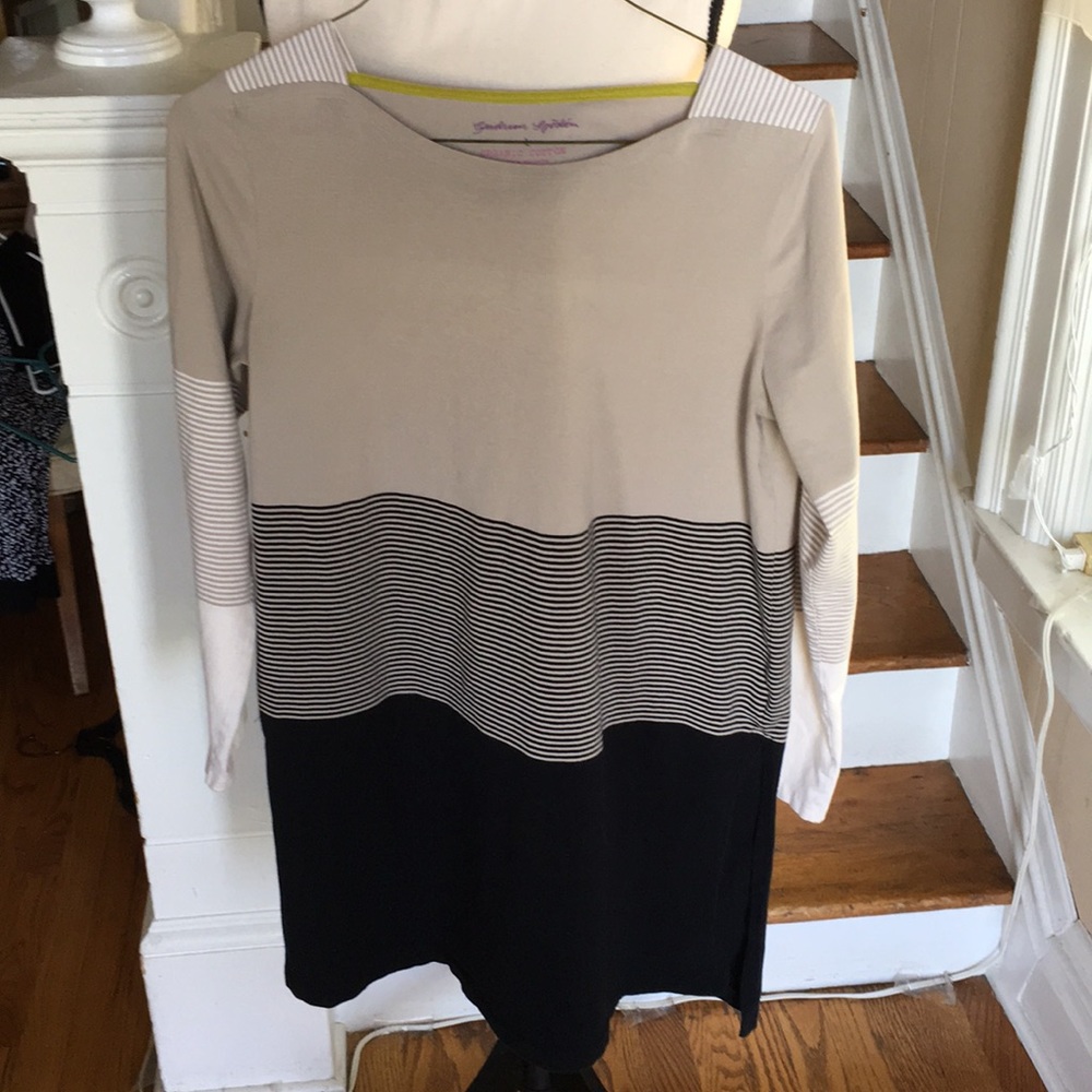 Gudrun Sjödén Organic Cotton Long Tunic Dress Sz L